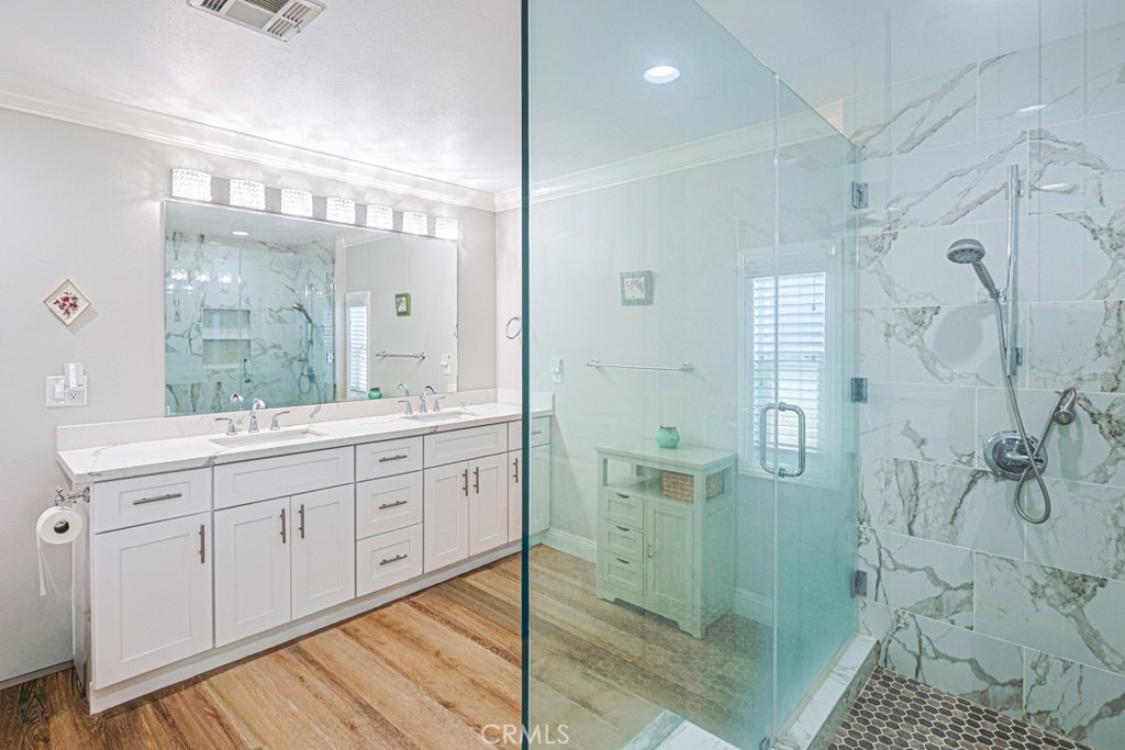 Spacious shower - 1361 Canyon Lake 58, Brea CA 92821 - photo 17