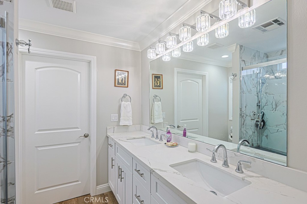 Second bathroom with large shower stand - 1361 Canyon Lake 58, Brea CA 92821 - photo 24