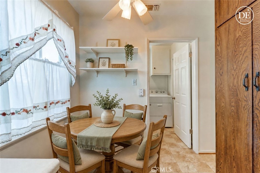 Kitchen dining area staged - 429 Catalpa Avenue, Brea CA 92821 - photo 7