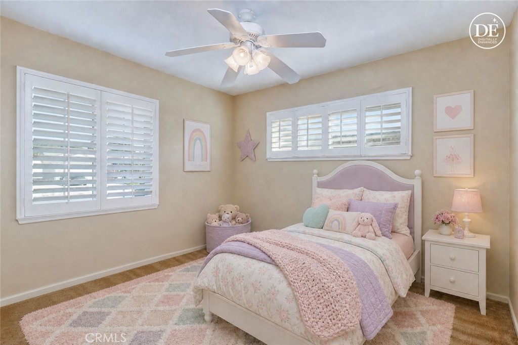 Bedroom 3 virtually staged - 429 Catalpa Avenue, Brea CA 92821 - photo 17