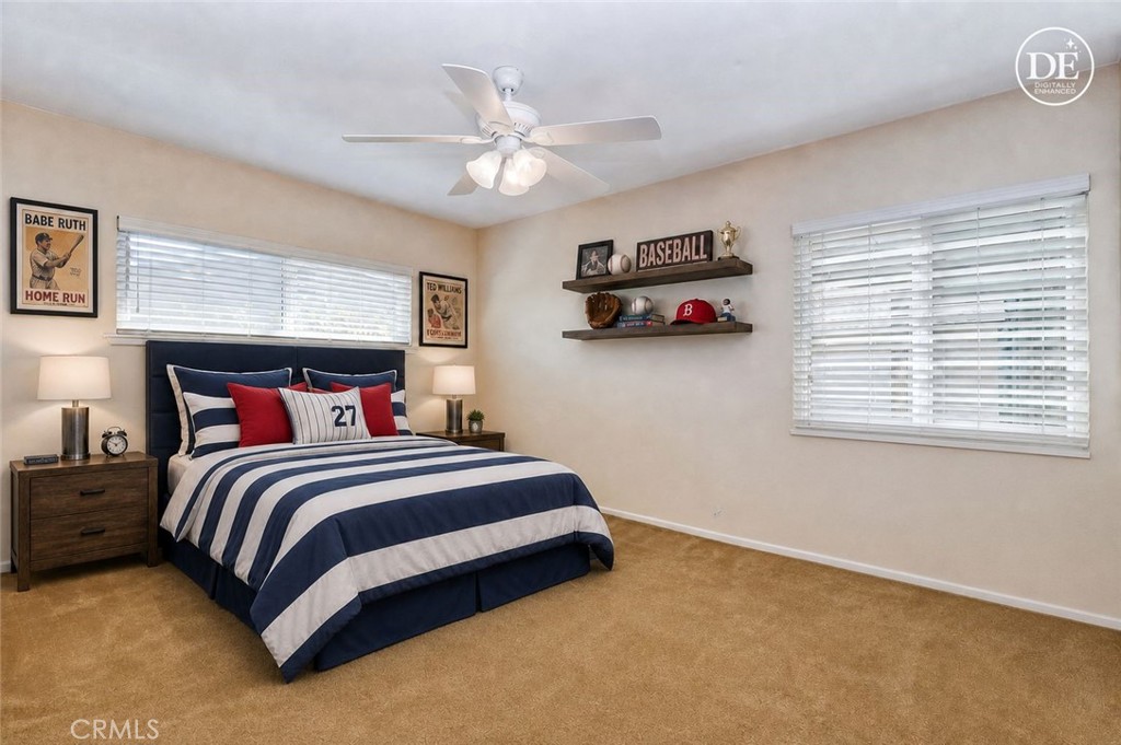 Bedroom 4 virtually staged - 429 Catalpa Avenue, Brea CA 92821 - photo 21