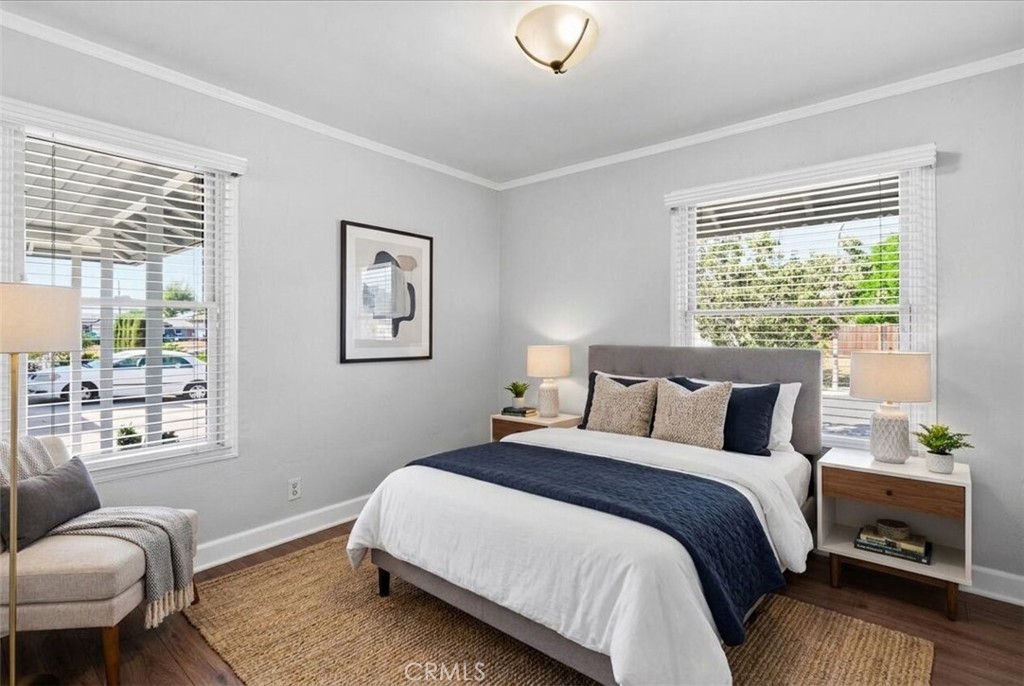 Bedroom - AI Digitally Enhanced - 550 Magnolia, Brea CA 92821 - photo 13