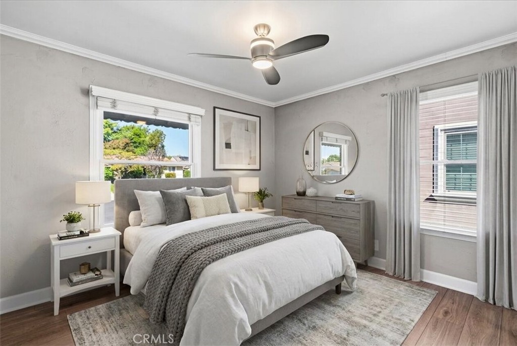 Bedroom - AI Digitally Enhanced - 550 Magnolia, Brea CA 92821 - photo 14