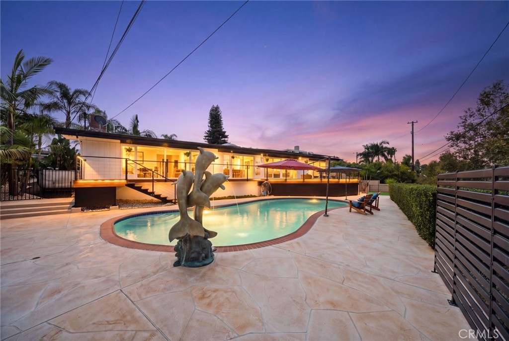 Sparkling pool with newer heater - 5431 Rockledge Drive, Buena Park CA 90621 - photo 4