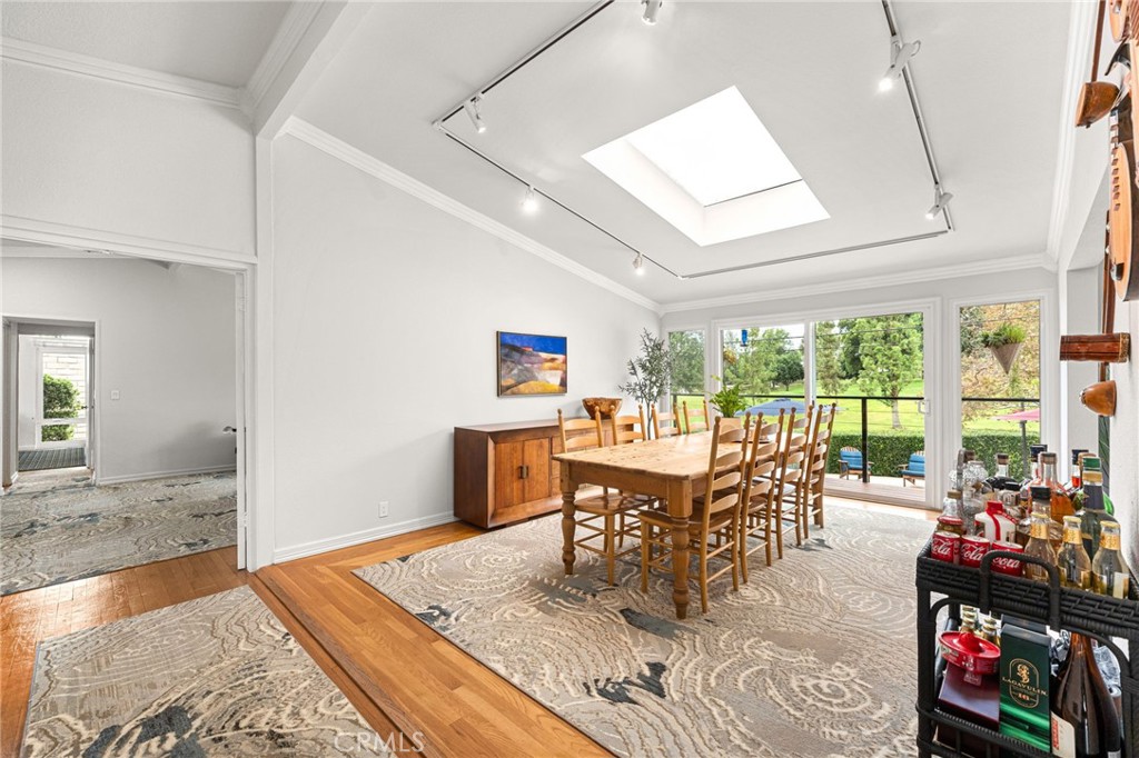 Dining room with new sky light - 5431 Rockledge Drive, Buena Park CA 90621 - photo 17