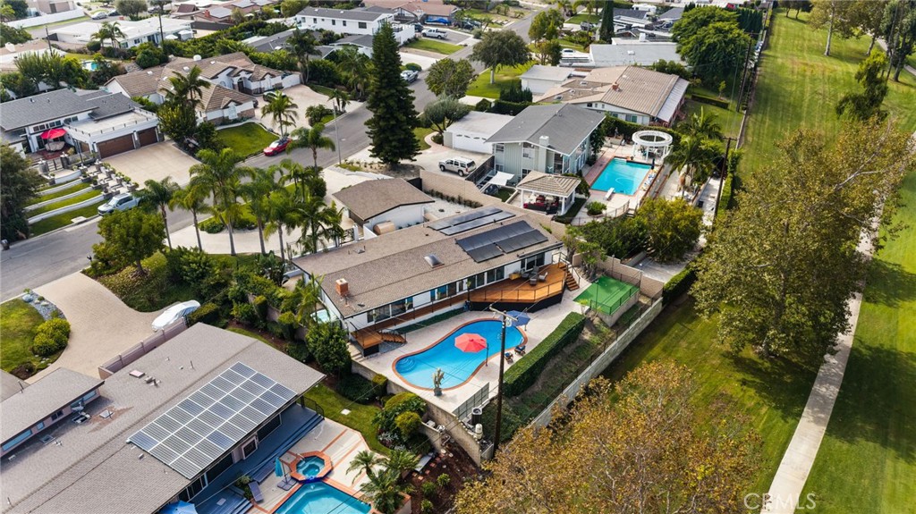 Aerial view from back yard - 5431 Rockledge Drive, Buena Park CA 90621 - photo 61