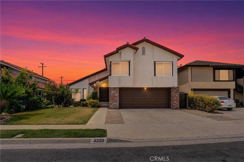 Photo enhanced to twilight for marketing purposes. - 8259 Mercury Drive, Buena Park CA 90620 - photo 1