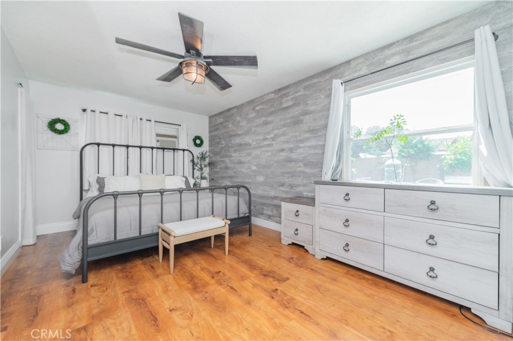 bedroom 3- with wall unit AC - 8695 Madison Avenue, Buena Park CA 90620 - photo 13