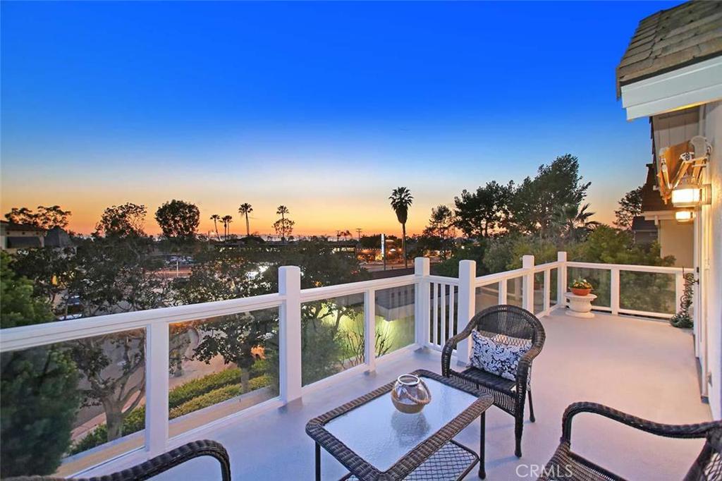 Catalina Island and ocean views from the Master Bedroom deck. - 2621 Point Del Mar, Corona Del Mar CA 92625 - photo 1