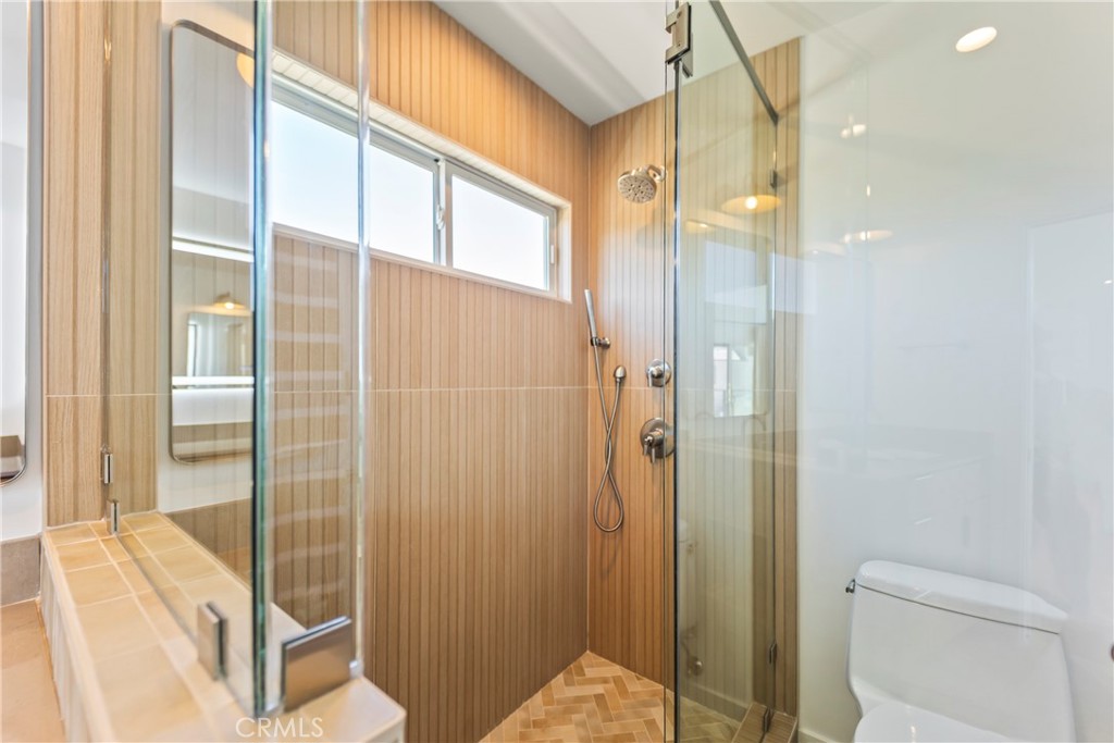 Primary Frameless Shower - 429 Goldenrod, Corona Del Mar CA 92625 - photo 9