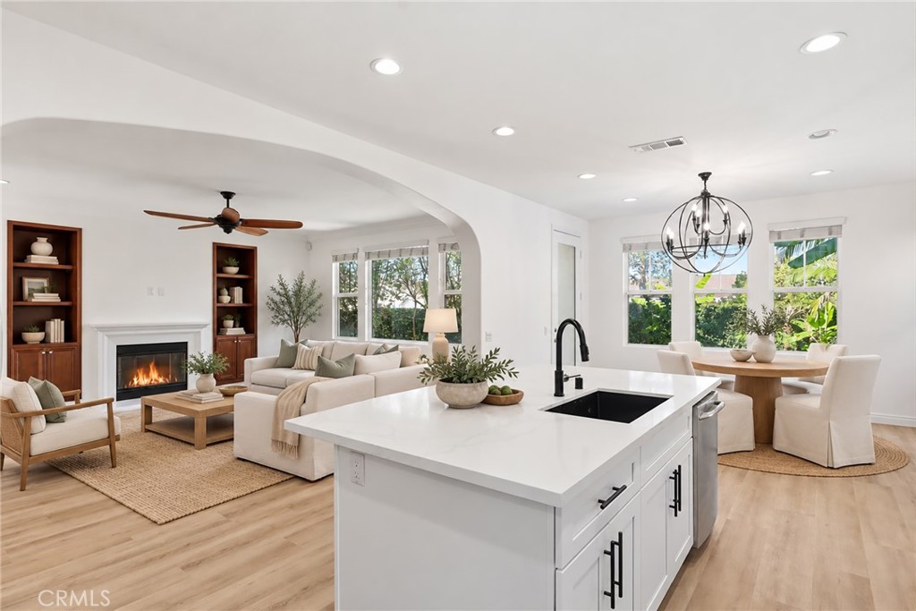Great room virtual staged - 1044 Palmetto, Costa Mesa CA 92626 - photo 4