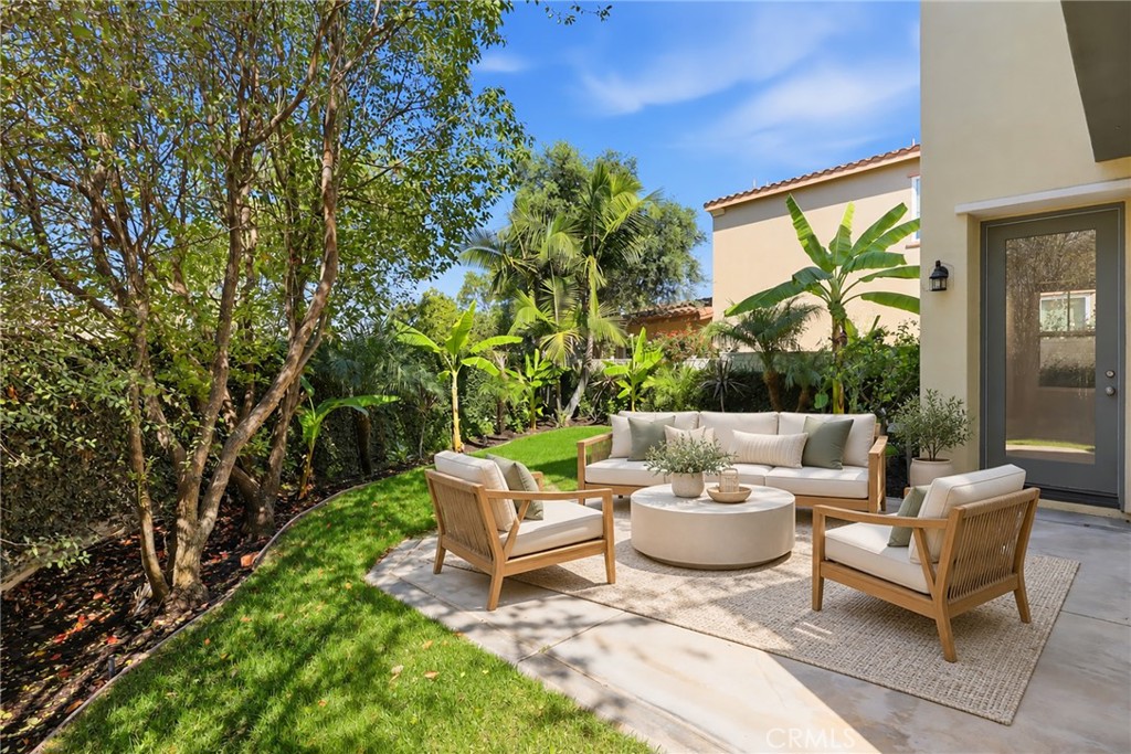 Lovely back patio virtually staged - 1044 Palmetto, Costa Mesa CA 92626 - photo 30