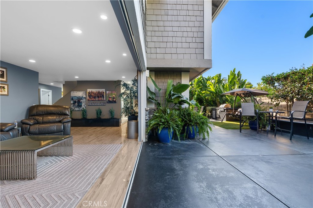 Folding Doors - Backyard to Living Room - 1124 Dennis Drive, Costa Mesa CA 92626 - photo 12