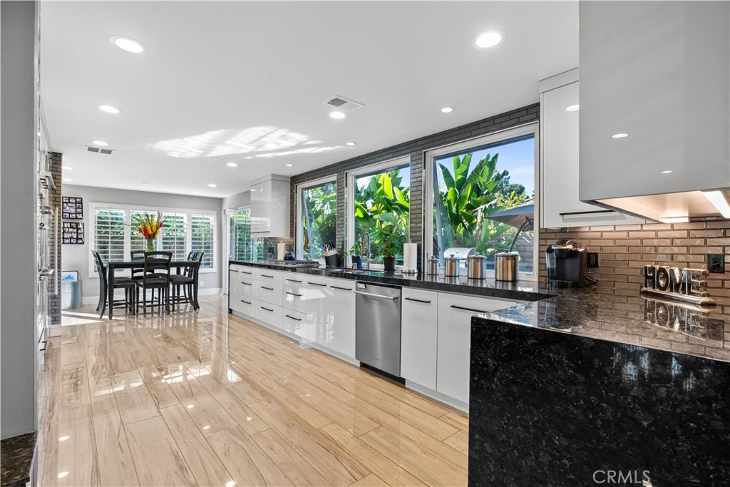 Kitchen view from Living Room - 1124 Dennis Drive, Costa Mesa CA 92626 - photo 13