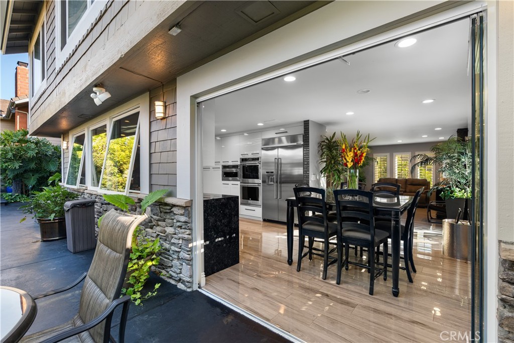 Folding Doors - Backyard to Dining Area - 1124 Dennis Drive, Costa Mesa CA 92626 - photo 32