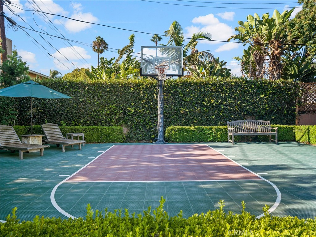 Backyard 1/2 Basketball Court - 1430 Shamrock, Costa Mesa CA 92626 - photo 46