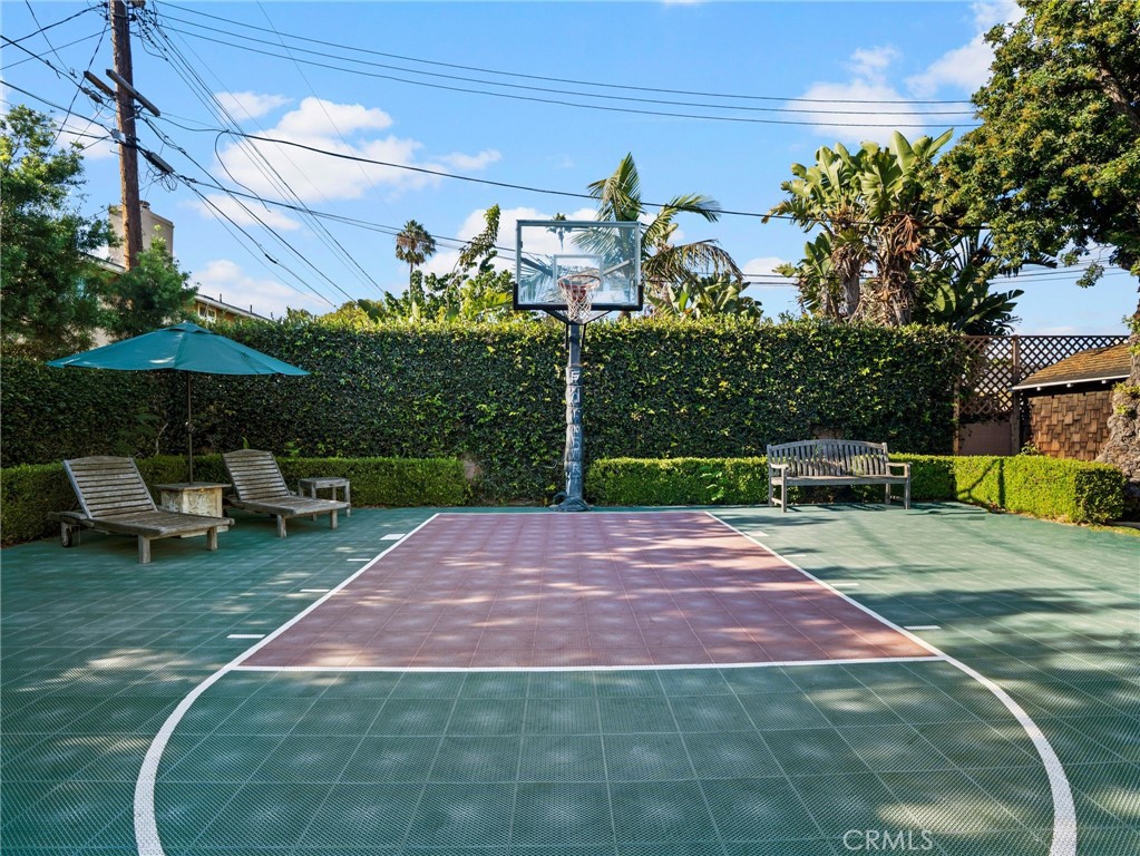 Backyard 1/2 Basketball Court - 1430 Shamrock, Costa Mesa CA 92626 - photo 47