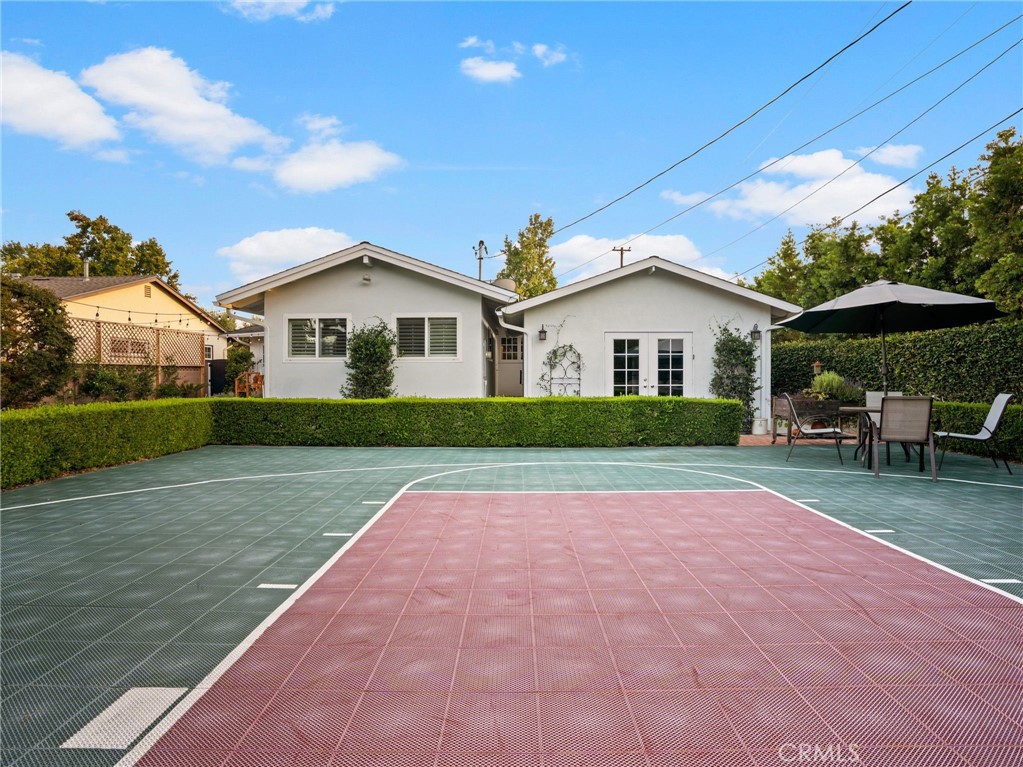 Backyard 1/2 Basketball Court - 1430 Shamrock, Costa Mesa CA 92626 - photo 48