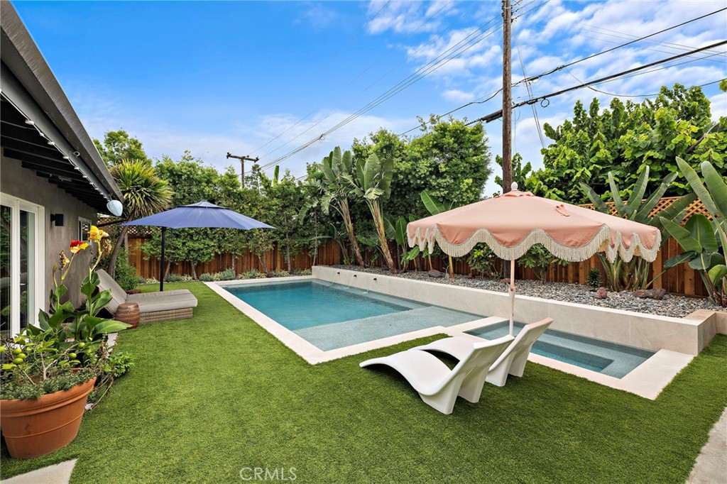 New salt water pool and spa - 1585 Baker, Costa Mesa CA 92626 - photo 1