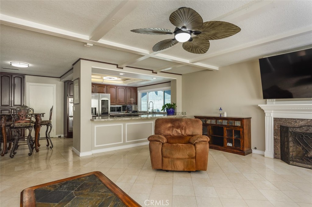 Great room from eat at bar - 1828 Kinglet Court, Costa Mesa CA 92626 - photo 18