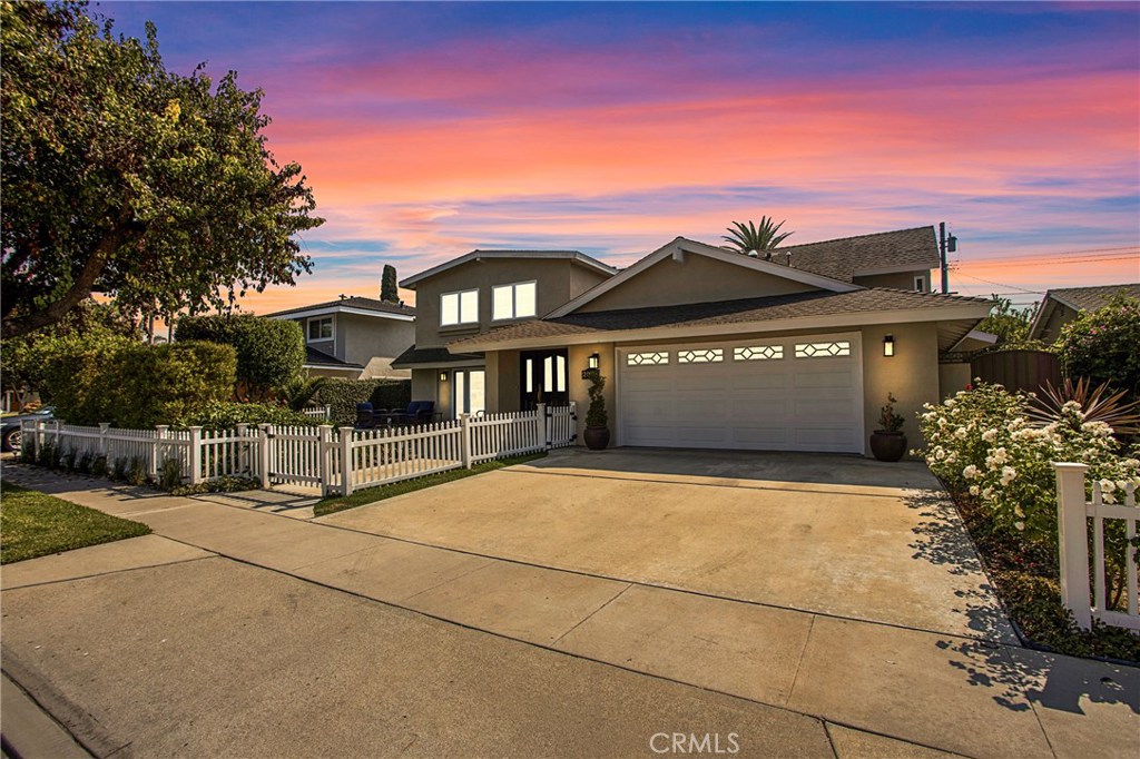 Facade at dusk - 2005 Lemnos Drive, Costa Mesa CA 92626 - photo 1