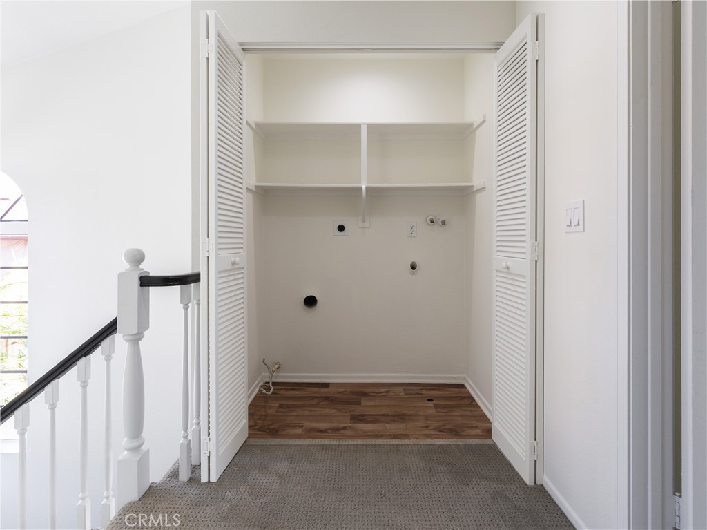Laundry Closet Right Out side Bedrooms - 212 Mayfair, Costa Mesa CA 92627 - photo 26
