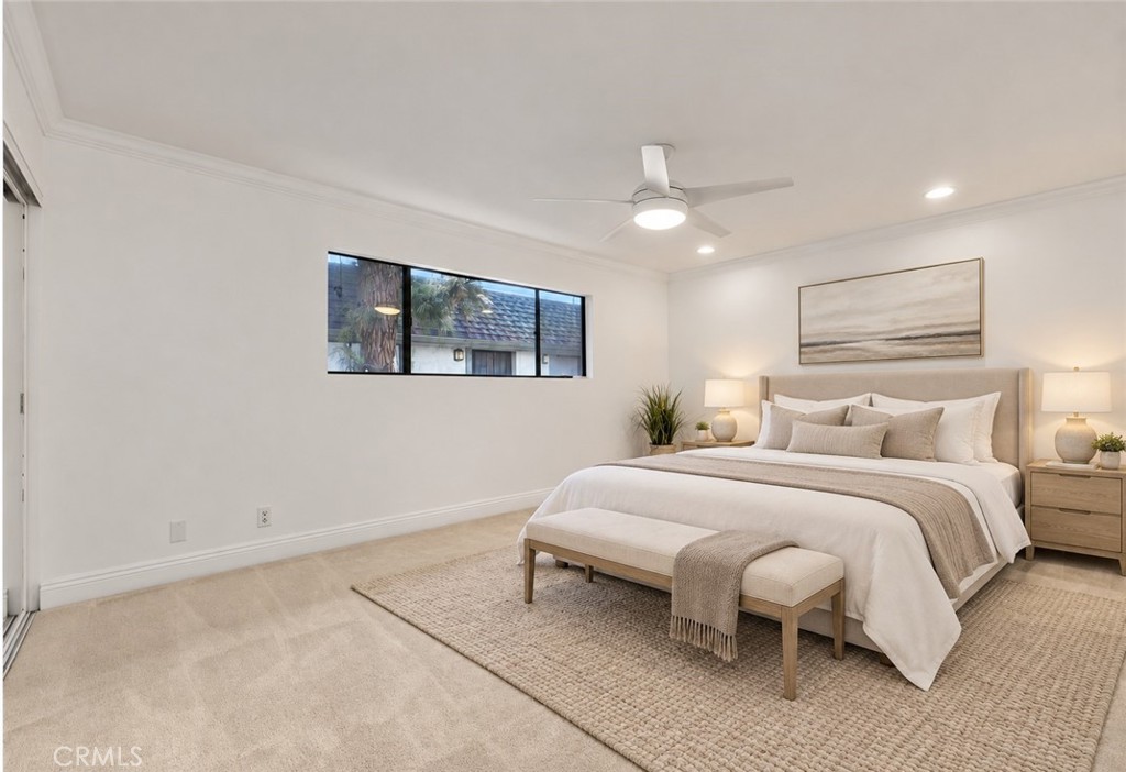 Virtually Staged bedroom - 229 W Wilson Street 10, Costa Mesa CA 92627 - photo 20