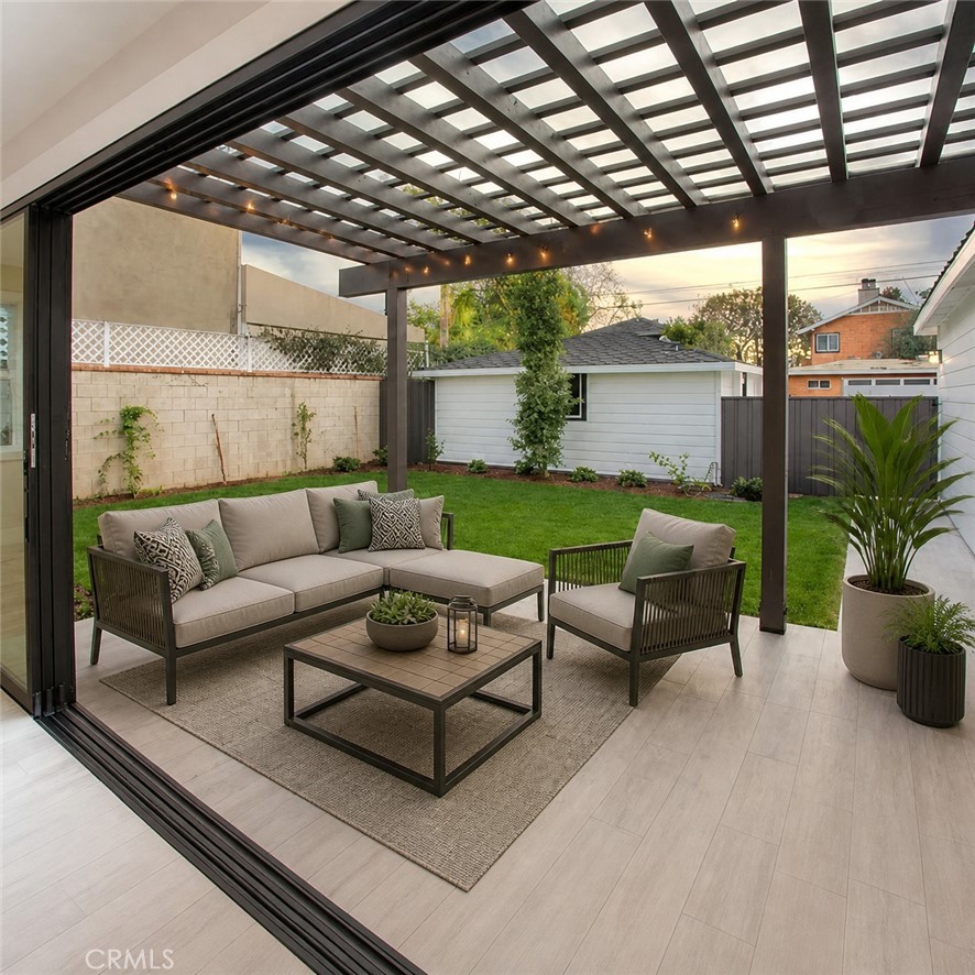 digitally enhanced with furniture and rope lights - 241 E 19th Street, Costa Mesa CA 92627 - photo 32