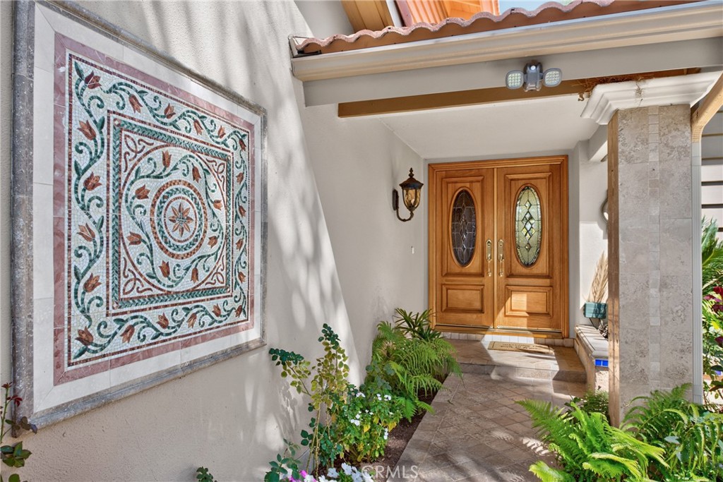 Beautiful Double Door Wood Entry - 2740 Cardinal Drive, Costa Mesa CA 92626 - photo 4
