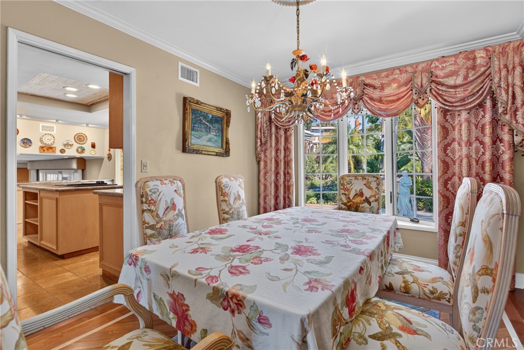 Elegant formal dining room - 2740 Cardinal Drive, Costa Mesa CA 92626 - photo 12