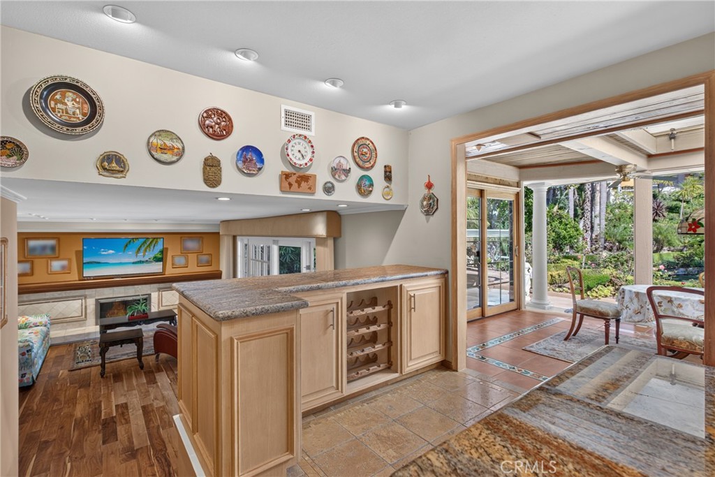 View of family room from kitchen. - 2740 Cardinal Drive, Costa Mesa CA 92626 - photo 27