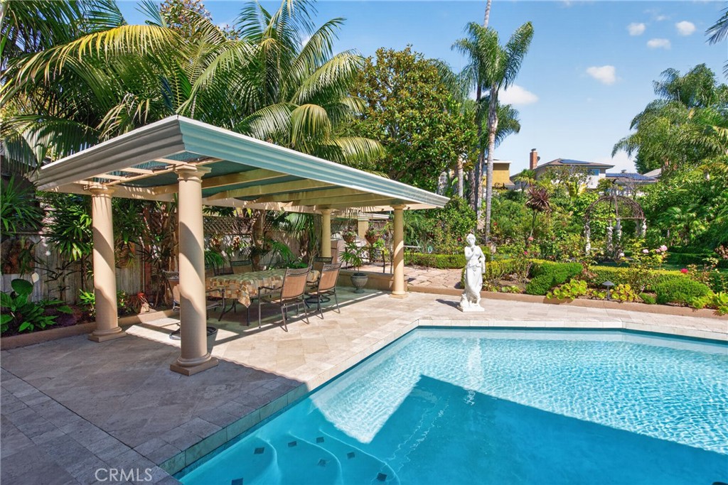 Covered pool area for BBQs - 2740 Cardinal Drive, Costa Mesa CA 92626 - photo 64