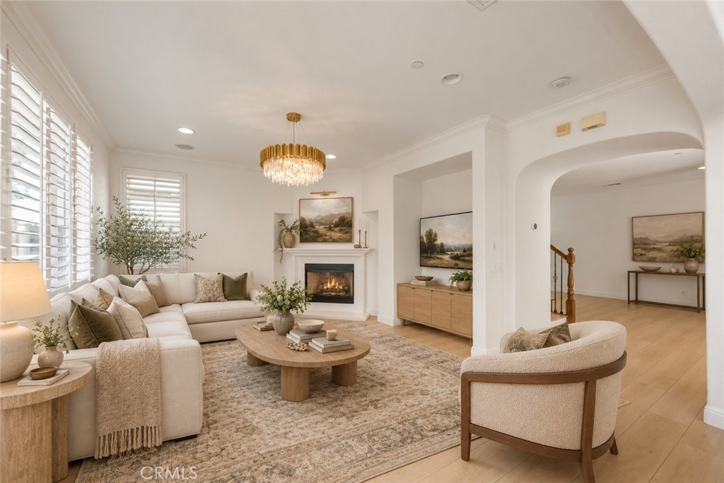 virtually staged family room - 325 Canal, Costa Mesa CA 92627 - photo 16