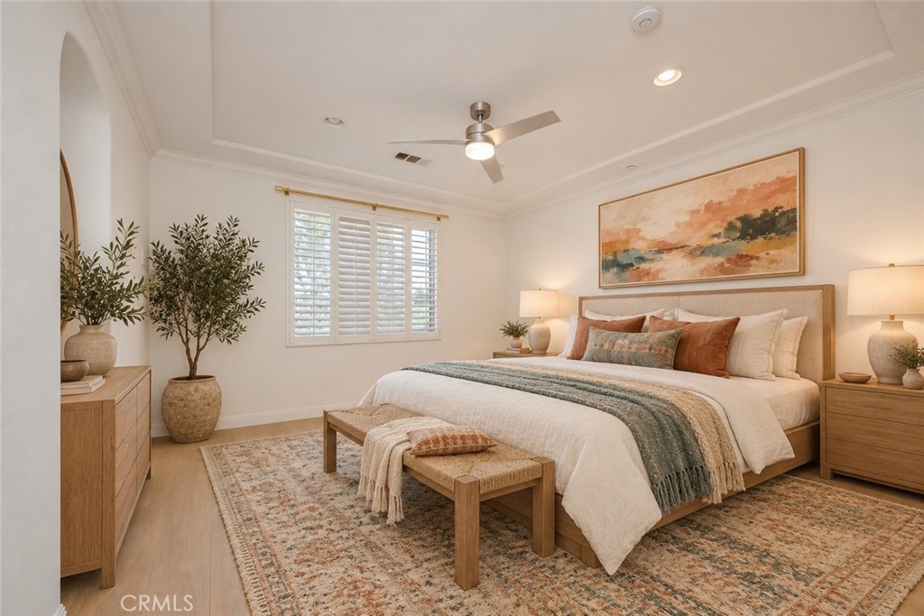 virtually staged master bedroom - 325 Canal, Costa Mesa CA 92627 - photo 20