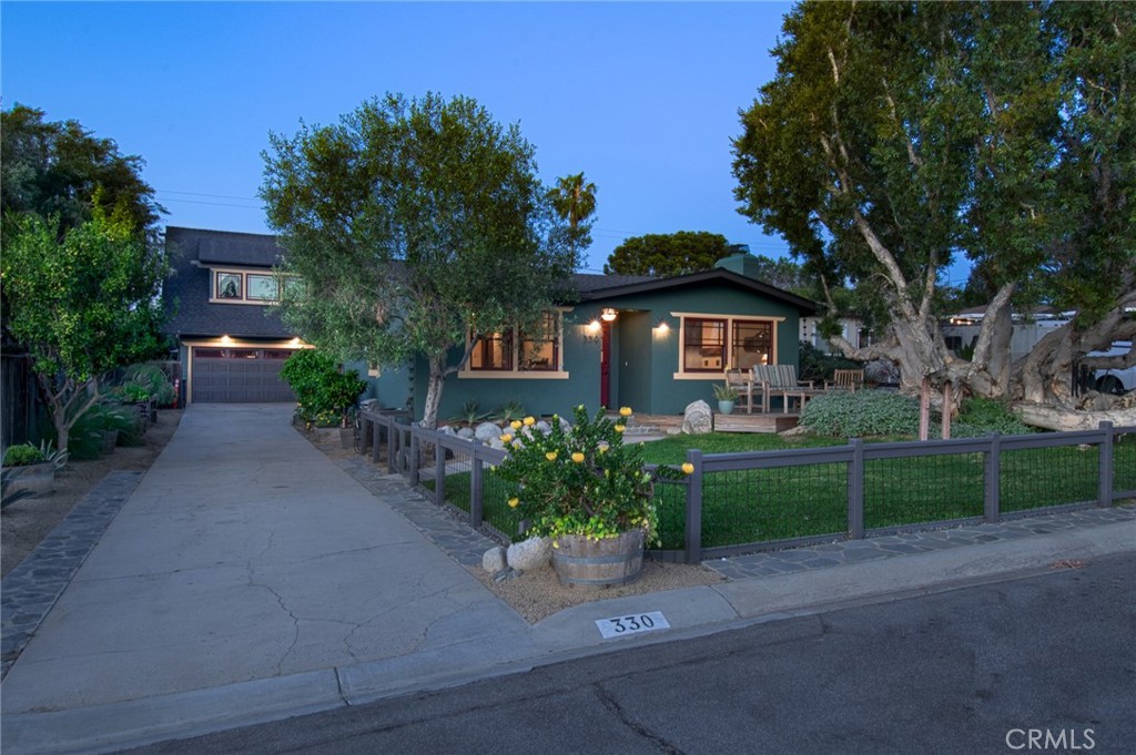 Front exterior with mature trees - 330 Colleen Place, Costa Mesa CA 92627 - photo 1