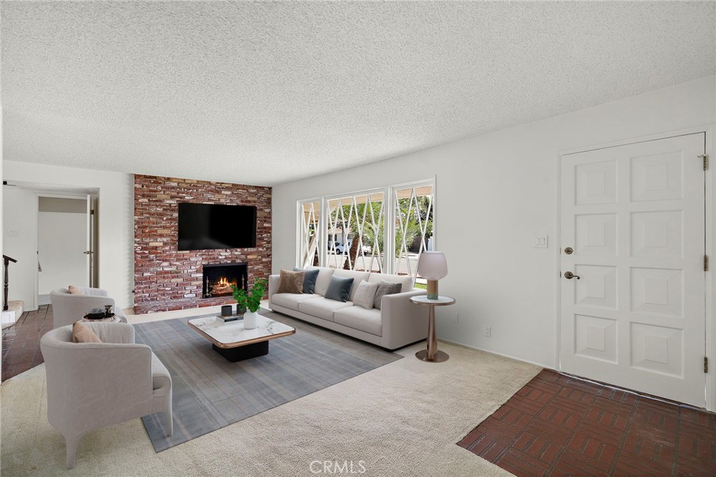 View from the hallway is virtually staged - 360 Bucknell Road, Costa Mesa CA 92626 - photo 7