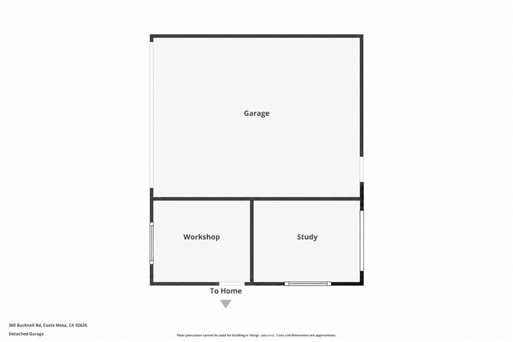Garage - Hobby Room -Study - 360 Bucknell Road, Costa Mesa CA 92626 - photo 45