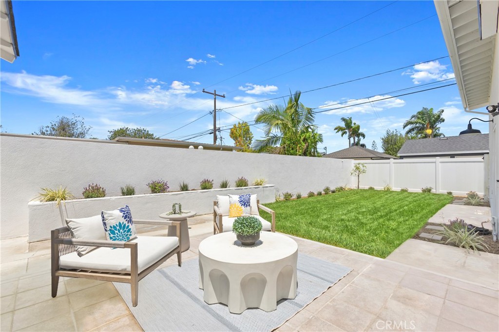 Private Back Yard that leads to Rear 4 Car Garage and Flex Space/Bonus Room - 394 Magnolia Street, Costa Mesa CA 92627 - photo 47