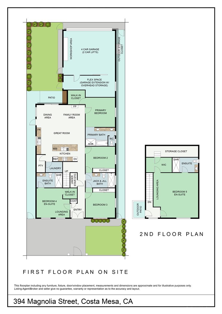 Site Plan/Floorplan - 394 Magnolia Street, Costa Mesa CA 92627 - photo 75