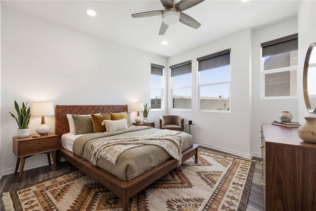 Primary bedroom on second level (Virtually staged) - 783 Wonder Lane, Costa Mesa CA 92627 - photo 7