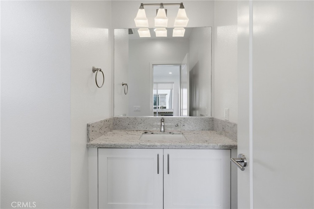 Powder room on the living room level - 783 Wonder Lane, Costa Mesa CA 92627 - photo 28