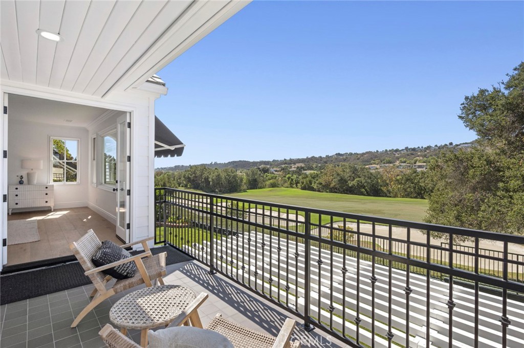 View balcony off primary suite - 15 Canada Oaks, Coto de Caza CA 92679 - photo 33