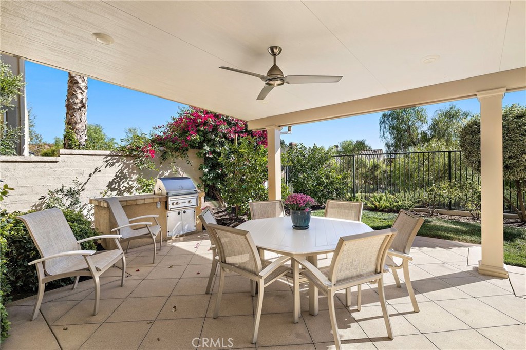 Covered for a cool escape and also very private! The built in BBQ is located right where you need it! - 17 Raleigh Court, Coto de Caza CA 92679 - photo 34