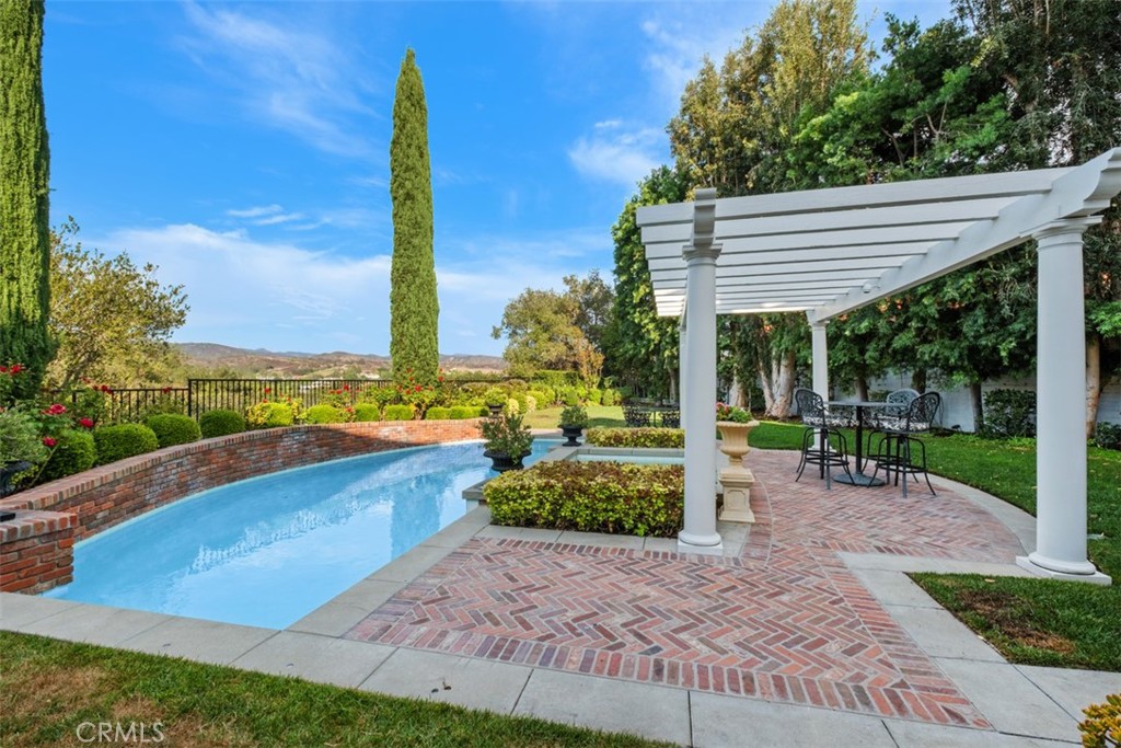 Backyard with Panoramic Mountain Views + Golf Course Views + Built-in BBQ Area, Seating Area, Pool, Spa, Grass - 2 Lippizaner, Coto de Caza CA 92679 - photo 2