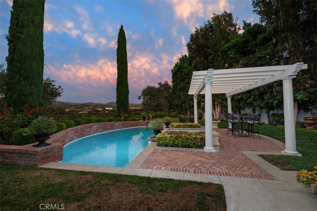 Backyard Oasis with Panoramic Mountain Views + Golf Course Views + Built-in BBQ Area, Seating Area, Pool, Spa, Grass - 2 Lippizaner, Coto de Caza CA 92679 - photo 40