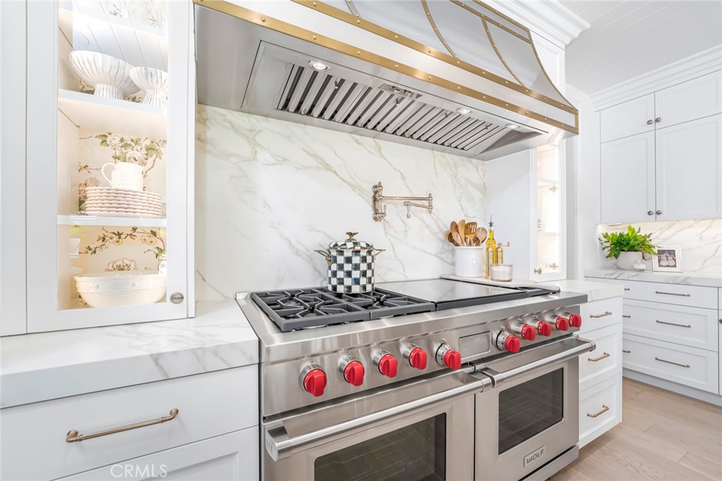 Wolf 60-inch double oven 6 burner with Flat Top. Pot Filler Custom Exhaust Hood - 2 Water Lily, Coto de Caza CA 92679 - photo 17