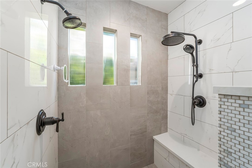 Primary shower with dual shower heads - 2 Water Lily, Coto de Caza CA 92679 - photo 38