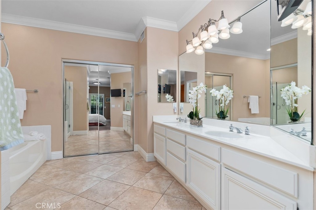 Primary Bathroom with Walk-in Closet - 20 Brassie, Coto de Caza CA 92679 - photo 19