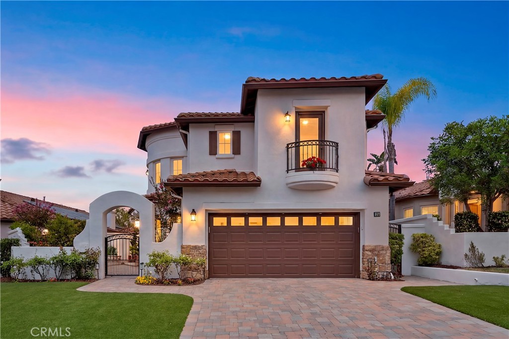 Amazing sunset views from the rear of this East facing home. Photo virtually enhanced. - 25 DARTMOUTH LN, Coto de Caza CA 92679 - photo 1