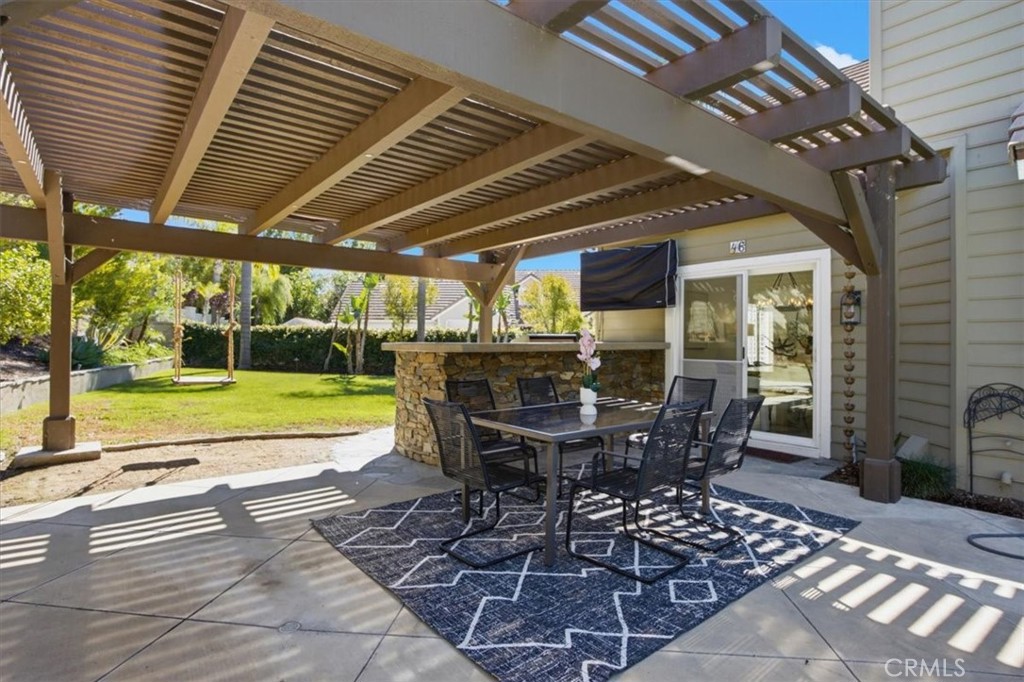 Outdoor kitchen and pergola - 46 Lexington, Coto de Caza CA 92679 - photo 42